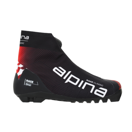 фото Детские лыжные ботинки alpina racing classic 2021-2022, р.eu38, rеd/black/white