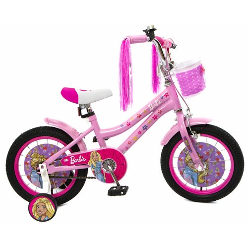 фото Детский велосипед navigator barbie (вн14223) розовый (требует финальной сборки)