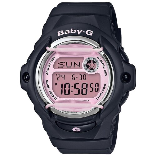 фото Наручные часы casio bg-169m-1, черный, розовый