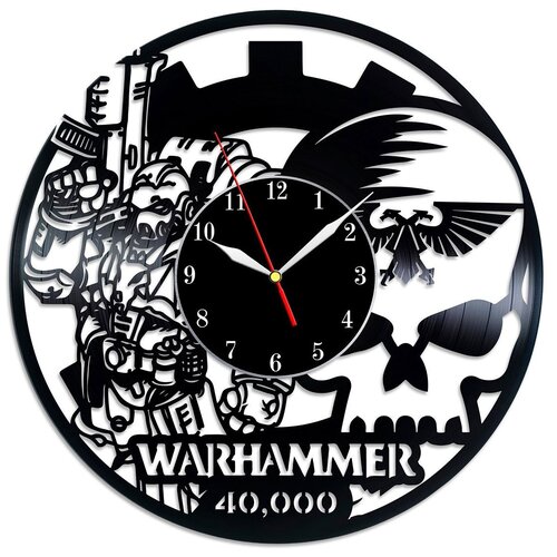 фото Часы из виниловой пластинки (c) vinyllab warhammer 40.000