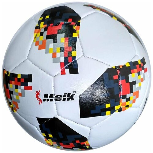 фото C28673-1 мяч футбольный "meik-mk-032-telstar", 3-слоя pvc 2.3, 340 гр, машинная сшивка