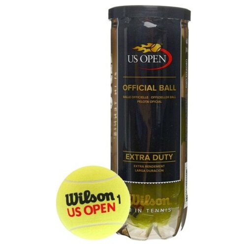 фото Мяч wilson us open extra duty wrt106200e желтый