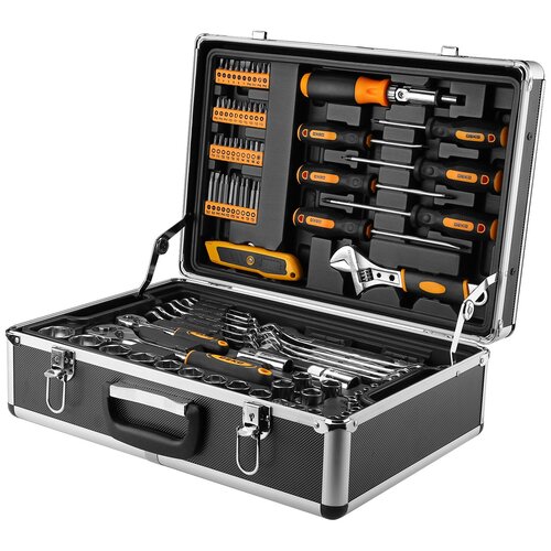 фото Профессиональный набор инструмента для дома и авто в чемодане deko dkmt95 premium (95 предм.)