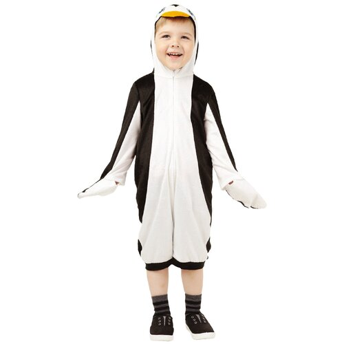 фото Костюм пуговка пингвин (914 к-17), черный/белый, размер 104
