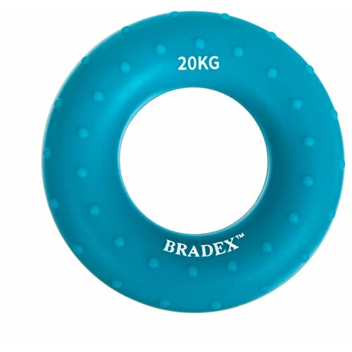 фото Эспандер bradex кистевой 20 кг, круглый массажный, синий