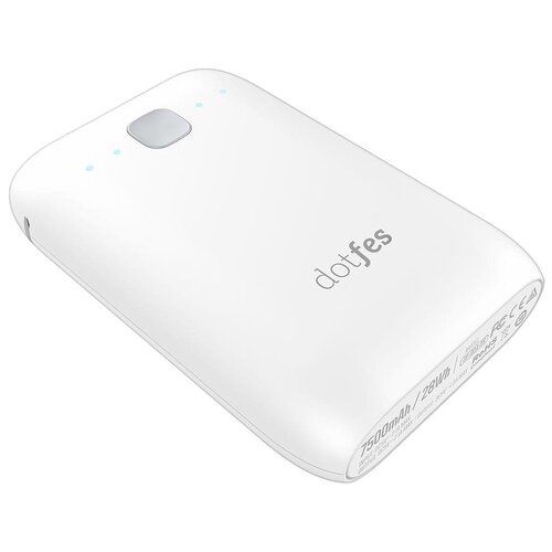 фото Аккумулятор dotfes d04-7500mah, white