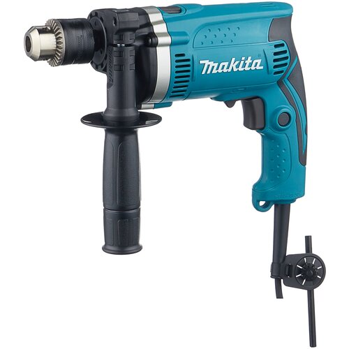 фото Дрель ударная makita hp1630kx2 710вт, 13мм, 1,9кг, кейс +набор сверел d-46202