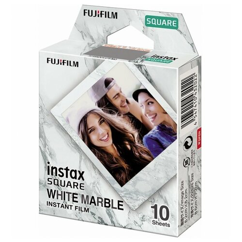 Фото - Фотопленка Colorfilm SQUARE White Marble (10 Sheets) фотоплёнка fujifilm colorfilm instax mini blue marble