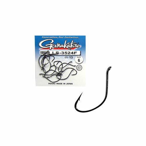 фото Крючки gamakatsu g-code ls-3524f eye № 6 (13шт)