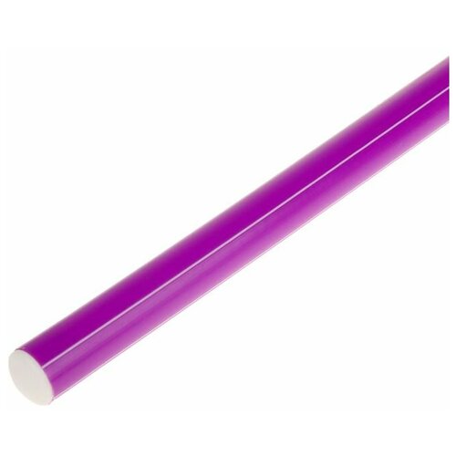 фото Гимнастическая палка пластиковая 100 см, фиолетовая. китай