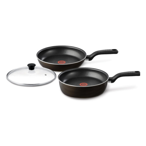 фото Набор сковород tefal essential 04187810 3 пр. коричневый