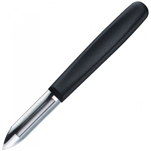 фото Victorinox нож для чистки картофеля с односторонним лезвием 15,8 см, черный
