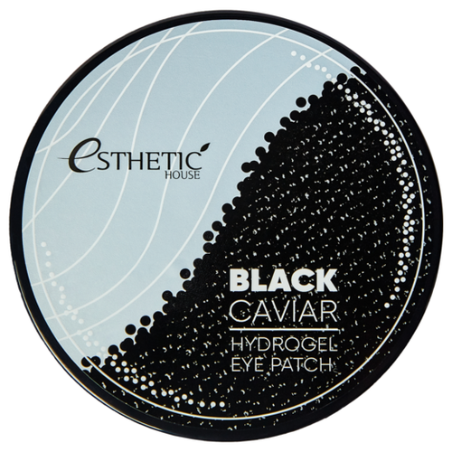 Фото - Esthetic House Black caviar hydrogel eye patch, 60шт Патчи гидрогелевые для глаз черная икра esthetic house гидрогелевые патчи для век с экстрактом чёрной икры black caviar 60 шт