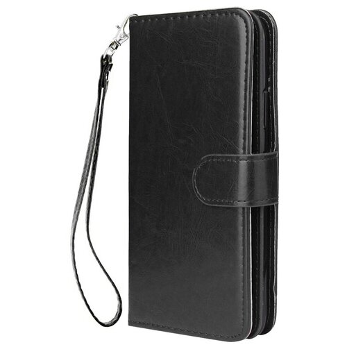 фото Чехол-книжка mypads для lenovo a6 note из качественной импортной искусственной кожи с подставкой застёжкой и визитницей черный