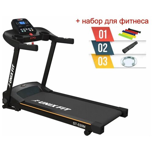 фото Беговая дорожка unixfit st-530m + набор для фитнеса