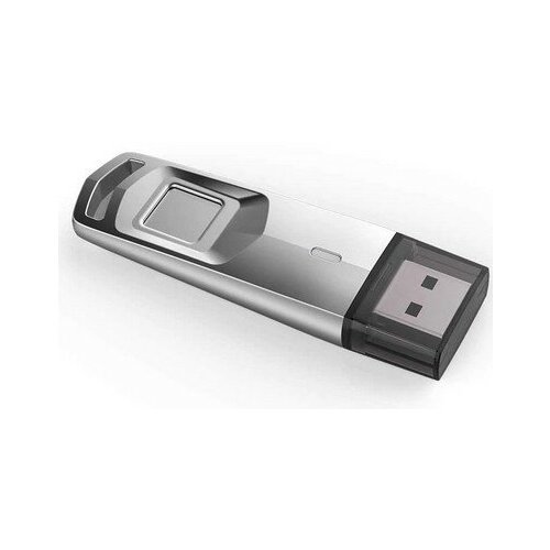 фото Флеш-диск 64гб hikvision m200f ( hs-usb-m200f/64g ) usb 3.0 со сканером отпечатка пальца