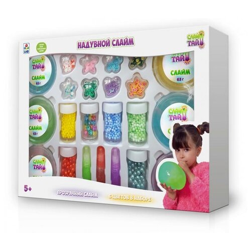фото Набор 1 toy слайм тайм набор надувного слайма т17647