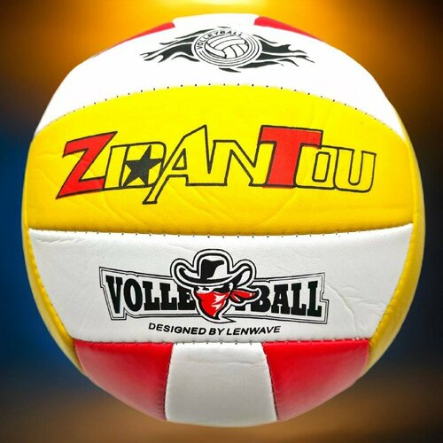 фото Мяч волейбольный zidantoy soft-touch (красный) без бренда