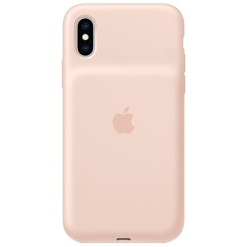 фото Чехол-аккумулятор apple smart battery case для apple iphone xs розовый песок