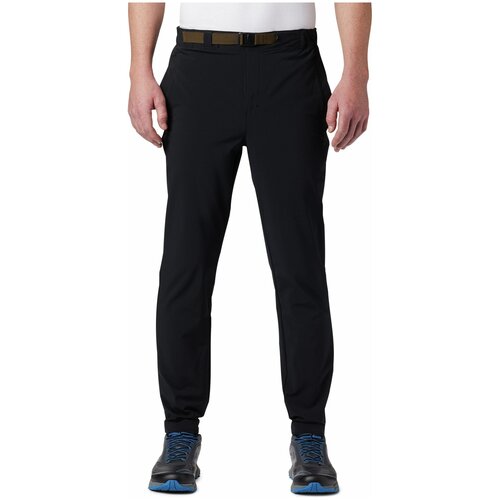 фото Брюки columbia lodge™ woven jogger мужские, цвет черный, размер l
