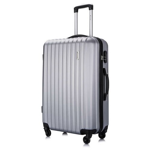 фото Умный чемодан l'case ch0590, 89 л, размер l, серый