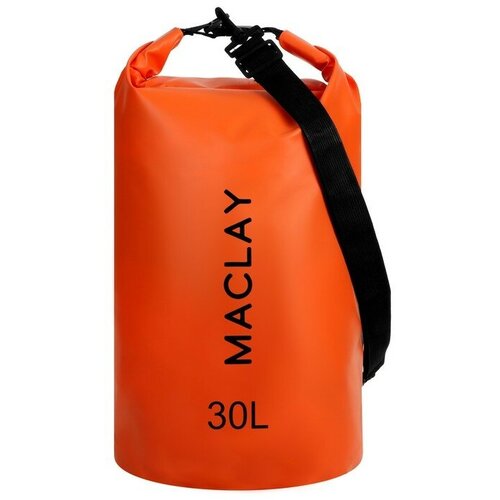 фото Гермомешок туристический maclay 30l, 500d, цвет оранжевый