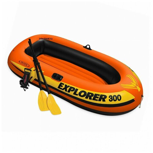 фото Надувная лодка intex explorer-300 set (58332)