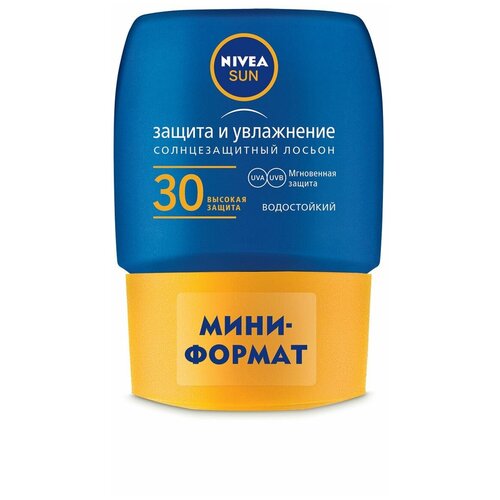 фото Nivea sun солнцезащитный лосьон защита и увлажнение spf 30 50 мл