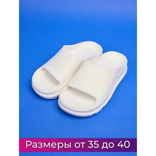 фото Шлепанцы , размер 37/38, белый alver