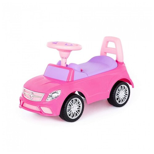 фото Каталка-автомобиль полесье supercar №3, со звуковым сигналом, розовая