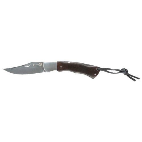 фото Stinger нож складной, 92 мм (серебристый), рукоять: сталь-дерево, картонная коробка fk-725