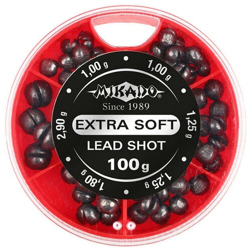 фото Груз mikado extra soft lead shot крупная 100 г черный