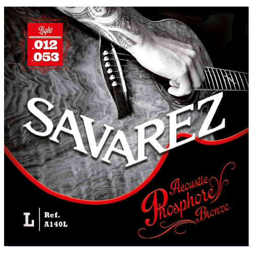 фото Струны для акустической гитары savarez a140l (12-53) light