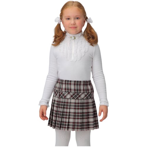 фото Школьная юбка инфанта, мини, размер 128/60, серый