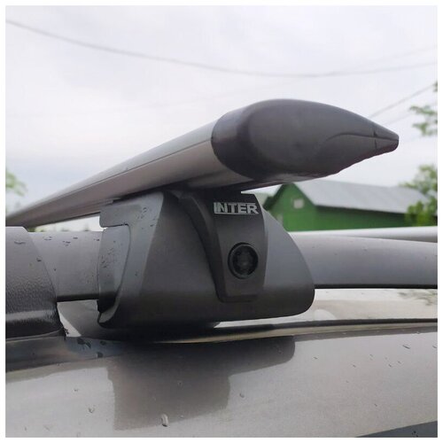 фото Багажник inter titan для subaru forester 3 2008-2010 с секретками, дуги аэро- крыло