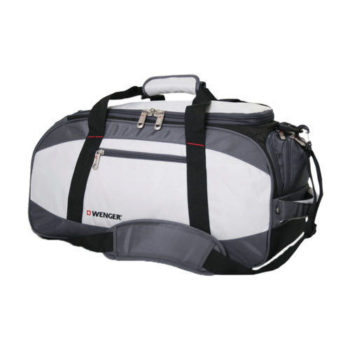фото Wenger сумка спортивная mini soft duffle, серая, 52х25х30 см