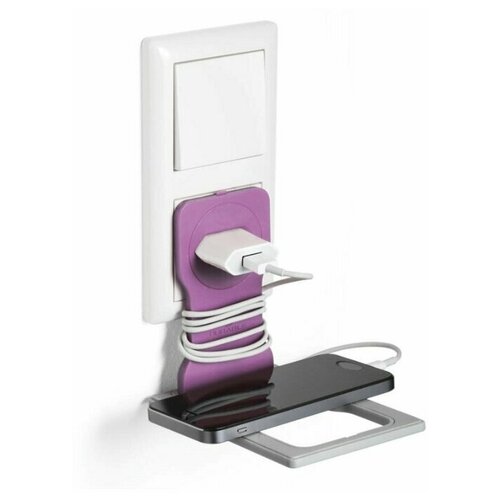 фото Держатель - подставка для зарядки телефона durable varicolor® phone holder, розовый