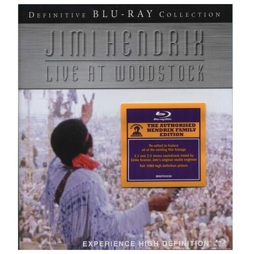 HENDRIX, JIMI LIVE AT WOODSTOCK BluRay Box 5" DVD BlueRay диск, видео