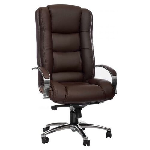 фото Компьютерное кресло элегант-x-size коричневый офисное роскресла