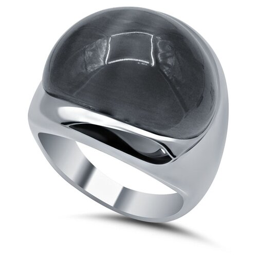 фото Silver wings кольцо из серебра c кошачим глазом 010033-295t-136, размер 18