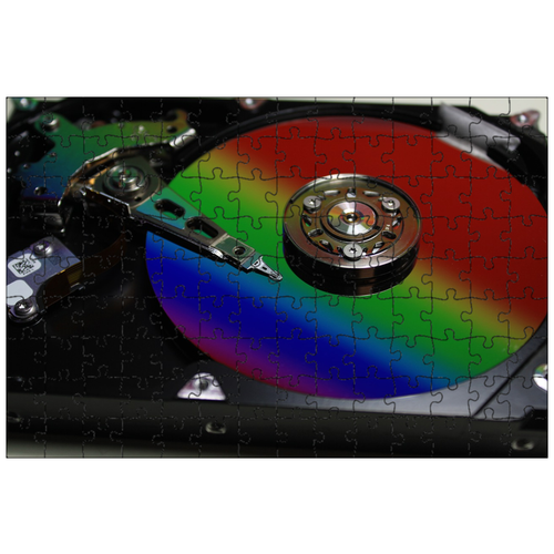 фото Магнитный пазл 27x18см."жесткий диск, диск, аппаратное обеспечение" на холодильник lotsprints