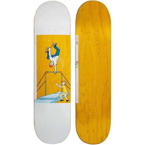 фото Скейтборд размер 8" желтый deck 120 bruce, размер: no size oxelo х decathlon