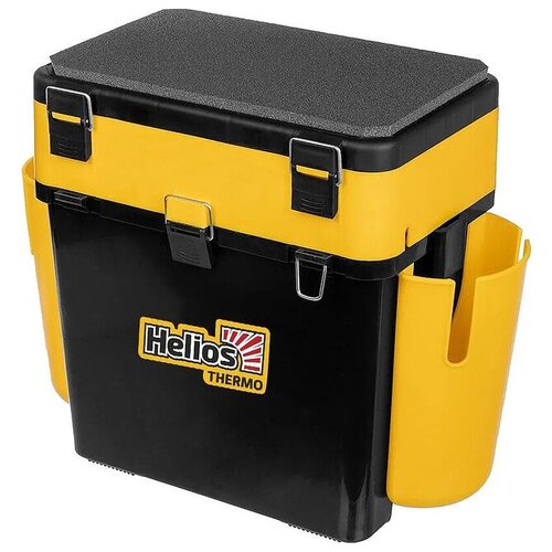 фото Ящик для рыбалки helios t-fb-t-19-8 50х25.5х39.5 см черно-желтый