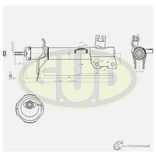 фото Амортизатор зад лев g.u.d. gsa334363