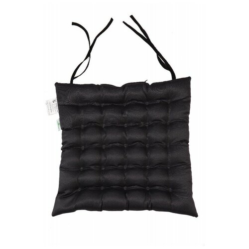 фото Подушка на сиденье smart textile уют с лузгой гречихи с завязками, t429, 40 х 40 см