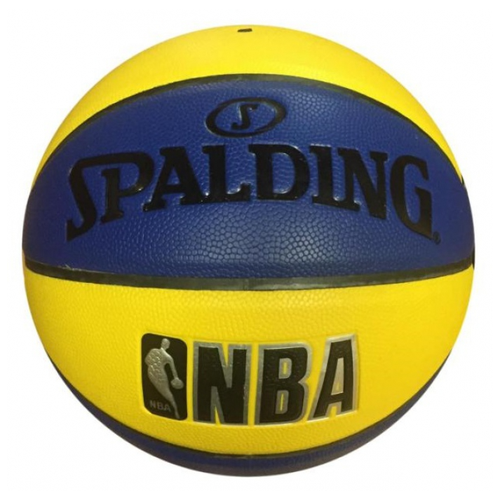 фото Мяч баскетбольный №7 spalding super flite синежелтый