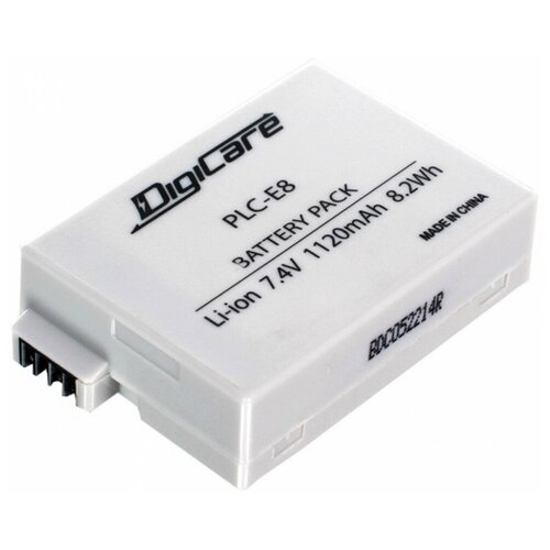Аккумулятор DigiCare PLC-E8 (LP-E8 для EOS 600D, 650D, 700D) 2 8x led viewfinder for canon eos 550d