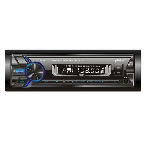 фото Автомагнитола 1 din eplutus ca301 с дисплеем lcd, 45wх4, mp3, sd, usb, aux, bluetooth 4.2