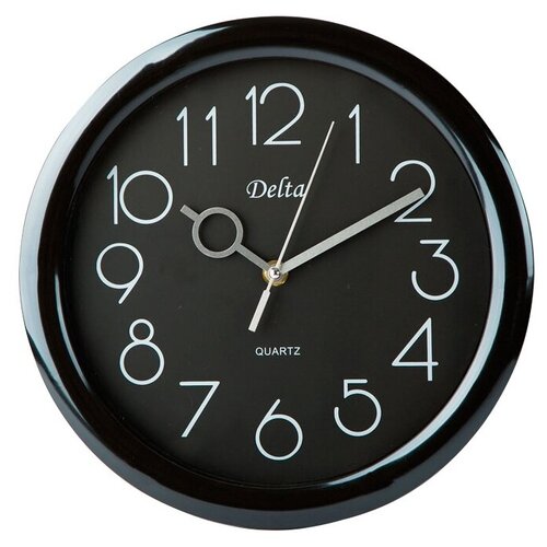 фото Часы настенные кварцевые delta home dt-0127 черный