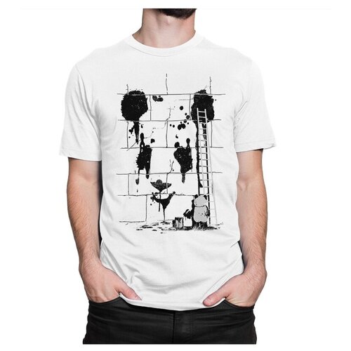 фото Футболка dream shirts граффити панда размер m, белый